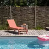 Sonnenliege BARBADOS aus Textilene Terracotta - Aluminium Produktbild-Vorschau 2