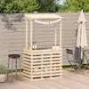 vidaXL Barra da giardino con tetto 112,5x57x195,5 cm in Anteprima dell’immagine prodotto 3