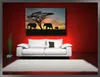 5066 Afrika Elefanten Leinwandbild 120x80 cm Produktbild-Vorschau 2