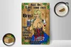 Holzschild Pinup 20x30cm Nimm einen zur Brust Bier Produktbild-Vorschau 2