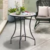 Outsunny Gartentisch Mosaiktisch Balkontisch Beistelltisch Produktbild-Vorschau 3