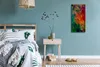 Wandbild Leinwand Bilder Wanduhr Geräuschlos 30x60 Malerei Produktbild-Vorschau 4