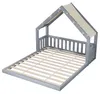 Cama infantil con forma de casa, de 140 x 200 cm, con dosel Vista previa de la imagen del producto 13