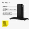Klarstein Velaire digestor 90 cm - energetická účinnosť Náhľad obrázku produktu 8