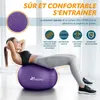 Palla da ginnastica TRESKO (viola, 65 cm) con pompa Palla Anteprima dell’immagine prodotto 3