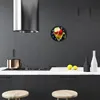 Glasuhr Wanduhr Küchenuhr Echt-Glas 30fi cm Cocktail Produktbild-Vorschau 3