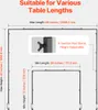 Diagram showing the dimensions and features of a table decoration stand. Voir les images du produit