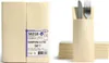 50 Airlaid Besteckservietten Bestecktaschen creme Produktbild-Vorschau 1
