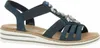 Rieker Damen Sandale mit T-Riemen und maritimem Dekor mit Produktbild-Vorschau 38