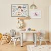 Bieco Kindertisch Groß Eisgrau 62x 62x 52 cm | Kinder Tisch Produktbild-Vorschau 12