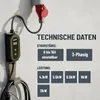 Cargador de pared móvil Absina, cable tipo 2 y CCS2, 400 Vista previa de la imagen del producto 4