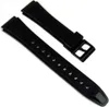 Casio Collection Uhrenarmband 19mm | Resin Schwarz AW-49HE Produktbild-Vorschau 1