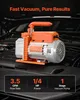 VEVOR Vakuumpumpe, 3,5 CFM 99 L/min, 1-stufig, 180 W Produktbild-Vorschau 2