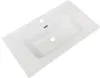 Lavabo consolle d'appoggio in Vetroceramica bianco Anteprima dell’immagine prodotto 1