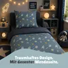 Kinderbettwäsche Rakete Planeten 135x200 80x80 cm Weltall Produktbild-Vorschau 3