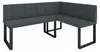 Banc d'angle AKIKO METAL Corner Bench 196x142 droite - Voir les images du produit 1