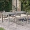 vidaXL Gartentisch Grau 200x100x75 cm Massivholz Akazie -  Produktbild-Vorschau 2