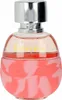 A perfume bottle with a pink and coral tie-dye pattern and a silver cap. Anteprima dell’immagine prodotto