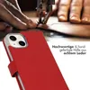 Custodia a libro in vera pelle Selencia per iPhone 14 - Anteprima dell’immagine prodotto 2