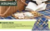 KRUMAD Picknickdecke Wasserdicht 200x200 cm XXL Isoliert Produktbild-Vorschau 2