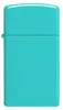 Zippo AW21 Slim Flat Turquoise Windschutz leichter Produktbild-Vorschau 2