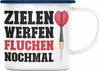 Trendation - Dart Emaille Tasse Dartpfeil Zielen Werfen Produktbild-Vorschau 1