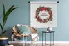 MuchoWow® Wandteppich Wandbehang Winter - Kranz - Produktbild-Vorschau 4