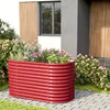 Vitavia Hochbeet "Terra 858" rubin rot 82 x 162 x 86 cm Produktbild-Vorschau 2