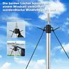 Tige de tente Jayseuw 4pcs tige de tarp télescopique en Voir les images du produit 4