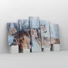 Bild auf Leinwand - Leinwandbild - Wolf Tier Wald - Produktbild-Vorschau 4