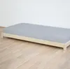 Children's Wooden Single Bed TEENY - Transparent oil - 120 Produktbild-Vorschau 4