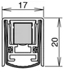 athmer Bodentürdichtung Stadi L-17/20 WS (Länge: 900 mm) Produktbild-Vorschau 3