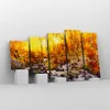 Bild auf Leinwand - Leinwandbild - Berge Bach Wasser - Produktbild-Vorschau 4