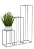 HowHomely | Stojan na květiny 40 cm - šedý - moderní design Náhled obrázku produktu 7
