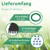 ECENCE 10m Begrenzungskabel + 25x Erdspieße 10x Produktbild-Vorschau 2