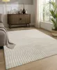 Wohnzimmer Teppich Eliora Japandi Creme, Modernes Design, Produktbild-Vorschau 1