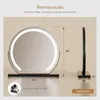 S'AFIELINA miroir de maquillage miroir cosmétique rond avec Voir les images du produit 9