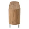 Komoda Merax se 6 zásuvkami, design s lamely z MDF, komoda Náhled obrázku produktu 6