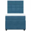 Design Boxspringbett mit Matratze Dunkelblau 80x200 cm Produktbild-Vorschau 4