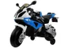 Elektromotorrad für Kinder BMW S1000RR Blau Ledersitz Produktbild-Vorschau 6