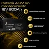 Batería Extralink AGM de 12V y 200Ah, tecnología VRLA sin Vista previa de la imagen del producto 7
