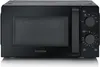 A black SEVERIN microwave is shown from the front on a white and gray surface. Podgląd zdjęcia produktu