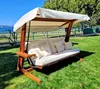 Westmann Irokoholz Hollywoodschaukel Luna 2600 Beige Produktbild-Vorschau 3