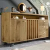 Sideboard Kommode mit 3 Schubladen und 2 Türen Produktbild-Vorschau 10