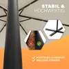 KINGSLEEVE® Sonnenschirm UV Schutz 80+ Ø 300cm Groß mit Produktbild-Vorschau 5