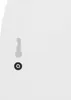 A close-up view of a white object with a keyhole-shaped indentation and a circular logo with the letter 'a' inside. Produktbild-Vorschau