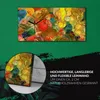 Leinwand Wanduhr Wandkunst Uhr Geräuschlos 60x30 Aquarell Produktbild-Vorschau 5