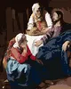 Zuty - Malen nach Zahlen - CHRISTUS BEI MARIE UND MARTHA Produktbild-Vorschau 1