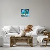Bild auf Leinwand - Leinwandbild - Mann Planet - 30x30cm - Produktbild-Vorschau 6