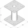 Domax PMF 100/100 Supporto per pali in cemento zincato Anteprima dell’immagine prodotto 1